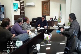 هم اندیشی مدیرکل اداره فرهنگ وارشاد اسلامی مازندران با رییس انجمن هنر های نمایشی استان