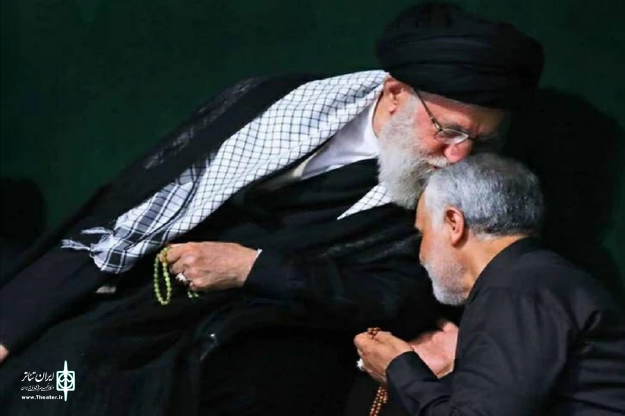 سردار شهید حاج قاسم سلیمانی تا آخرین لحظه از زندگی خود  مبارزه باظلم و ستم در صحنه تاریخ ، مبارزه با استکبار جهانی را  به نمایش گذاشت 2