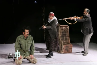 گزارش تصویری اجرای نمایش  میراشکار از ساری در مرحله نهایی جشنواره تئاتر مقاومت