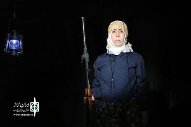 گزارش تصویری اجرای نمایش  میراشکار از ساری در مرحله نهایی جشنواره تئاتر مقاومت