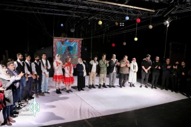 گزارش تصویری اجرای نمایش  میراشکار از ساری در مرحله نهایی جشنواره تئاتر مقاومت