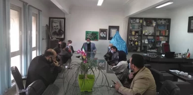 گزارش تصویری رونمایی پوستر اولین جشنواره تئاتر خیابانی استان مازندران