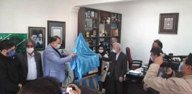 گزارش تصویری رونمایی پوستر اولین جشنواره تئاتر خیابانی استان مازندران