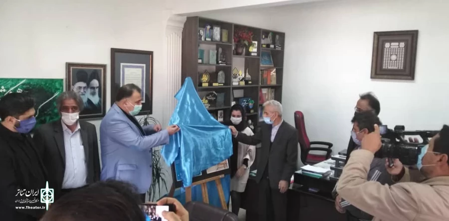 گزارش تصویری رونمایی پوستر اولین جشنواره تئاتر خیابانی استان مازندران