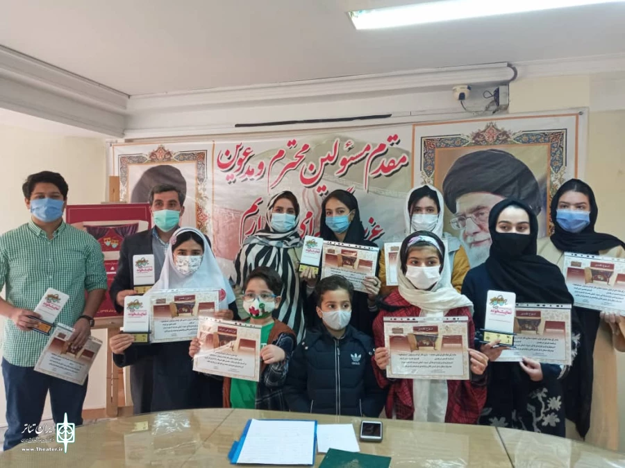 گزارش تصویری اهدای جوایز منتخبان اولین جشنواره مجازی تاتر کودک و نوجوان نمایشخونه شهرستان بابل 5