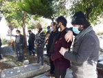 مراسم خاکسپاری حسین ناطقی
