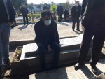 مراسم خاکسپاری حسین ناطقی