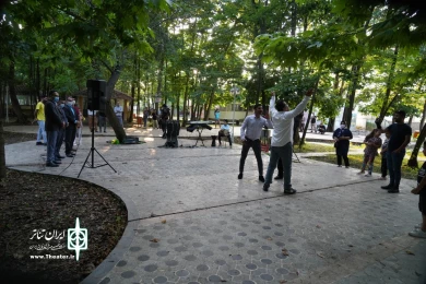 گزارش تصویری اجرا نمایش خیابانی این بار هم در محمودآباد