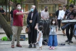 گزارش تصویری اجرا نمایش خیابانی این بار هم در محمودآباد