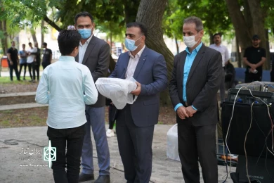 گزارش تصویری اجرا نمایش خیابانی این بار هم در محمودآباد