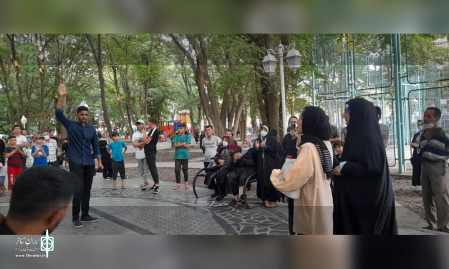 اجرا نمایش خیابانی انتخاب درست 2