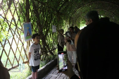 گزارش تصویری نمایشگاه گروهی نقاشی زاگرس همراه با قصه گویی