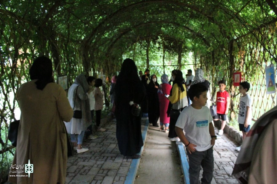 گزارش تصویری نمایشگاه گروهی نقاشی زاگرس همراه با قصه گویی