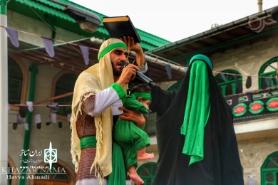 آیین تعزیه‌خوانی در “روستای اَتُو “زیراب سوادکوه