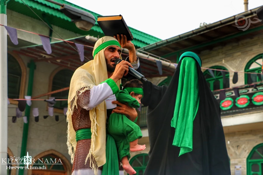 آیین تعزیه‌خوانی در “روستای اَتُو “زیراب سوادکوه