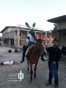 گزارش تصویری اجرای  گروه تعزیه ولایت به سرپرستی حاج اکبر مکرم