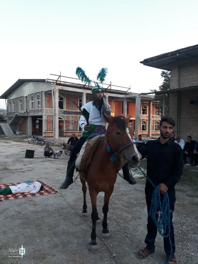 گزارش تصویری اجرای  گروه تعزیه ولایت به سرپرستی حاج اکبر مکرم