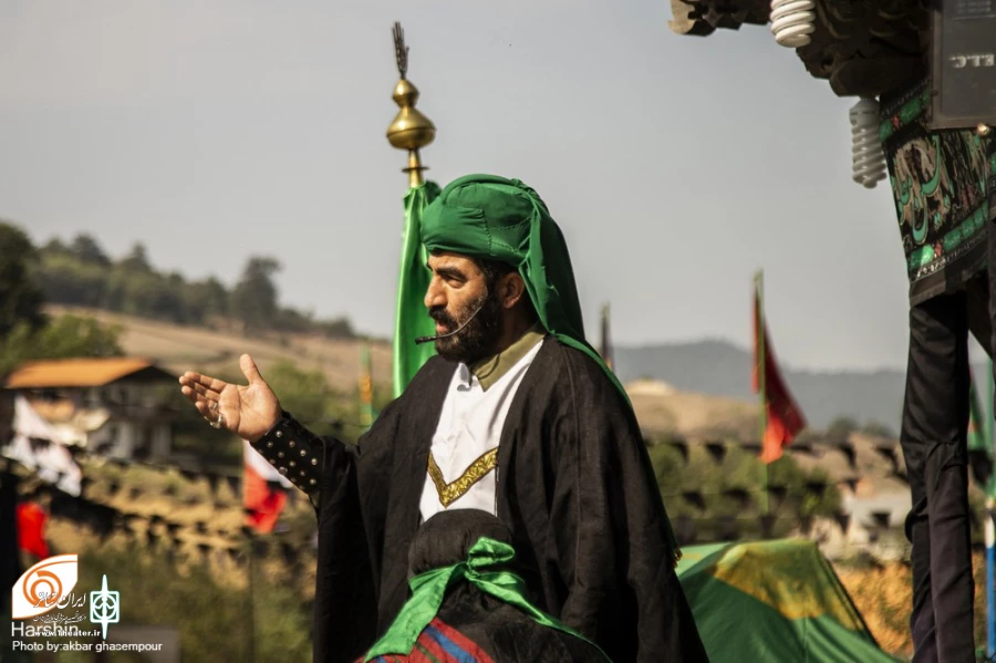 مراسم تعزیه خوانی در منطقه شویلاشت شهرستان ساری