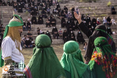 مراسم تعزیه خوانی در منطقه شویلاشت شهرستان ساری