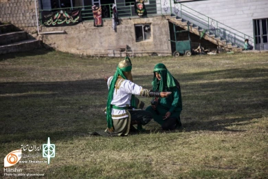 مراسم تعزیه خوانی در منطقه شویلاشت شهرستان ساری