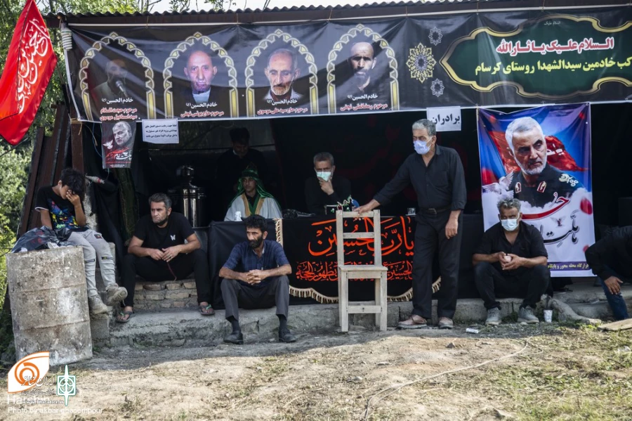 مراسم تعزیه خوانی در منطقه شویلاشت شهرستان ساری
