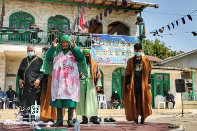 تعزیه خوانی عاشورای حسینی در سوادکوه برگزار شد