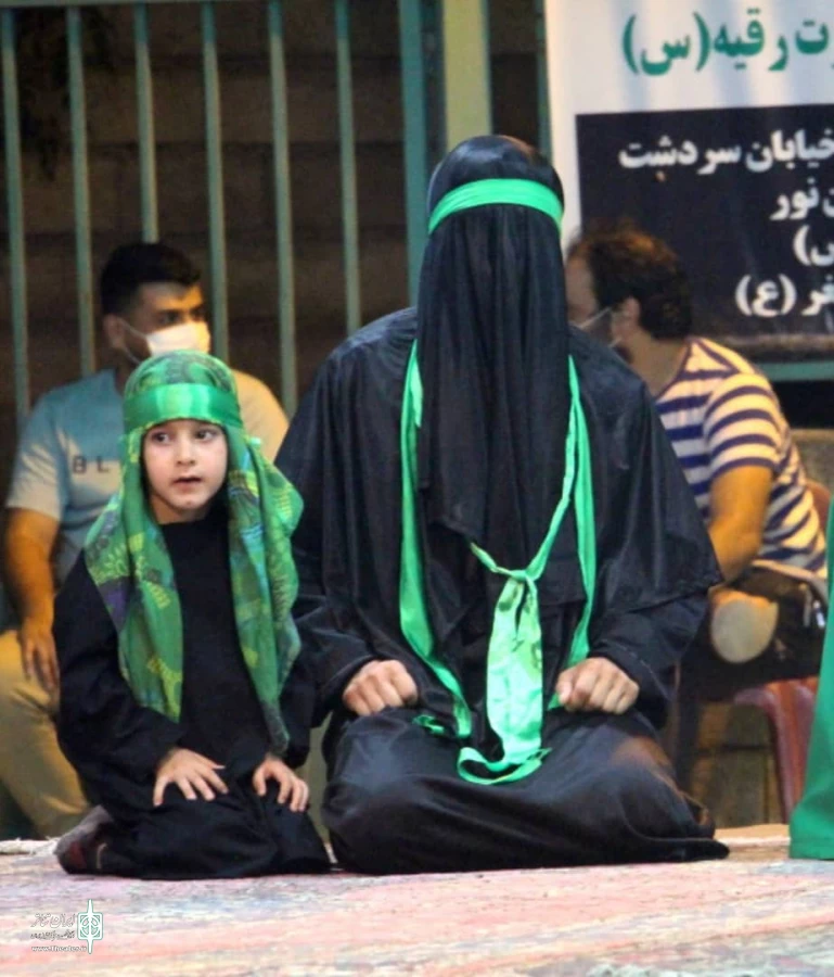 گزارش تصویری مجلس تعزیه حضرت رقیه (س) در شهرستان نور اجرا شد