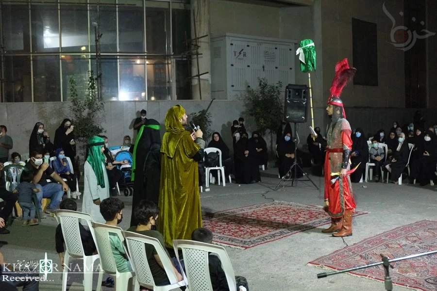 اجرای تعزیه بازار شام و حضرت ابوالفضل علیه السلام