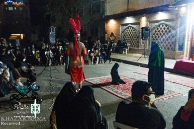 اجرای تعزیه بازار شام و حضرت ابوالفضل علیه السلام
