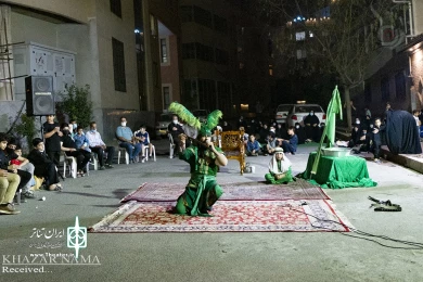 اجرای تعزیه بازار شام و حضرت ابوالفضل علیه السلام
