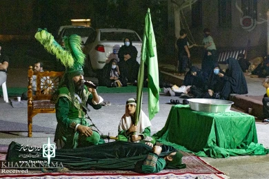 اجرای تعزیه بازار شام و حضرت ابوالفضل علیه السلام