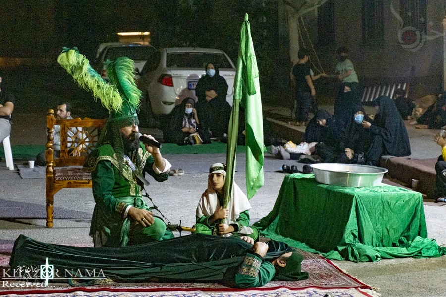 اجرای تعزیه بازار شام و حضرت ابوالفضل علیه السلام