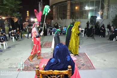 اجرای تعزیه بازار شام و حضرت ابوالفضل علیه السلام