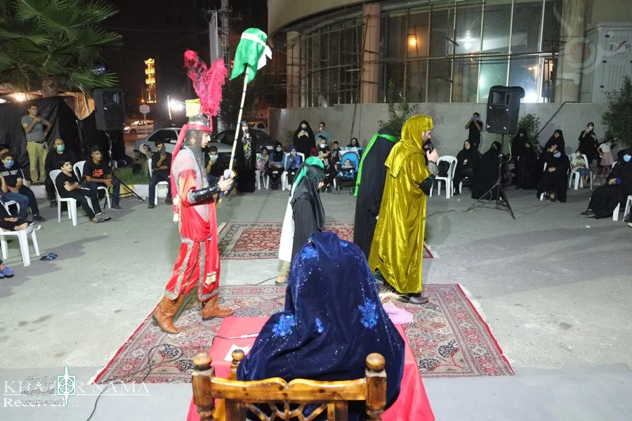 اجرای تعزیه بازار شام و حضرت ابوالفضل علیه السلام