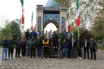 ادای احترام هنرمندان پانزدهمین جشنواره تئاتر خیابانی بسیج مازندران  2