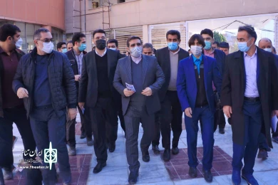 گزارش تصویری بازدید وزیر فرهنگ و ارشاد اسلامی و هیات همراه از تالار مرکزی ساری