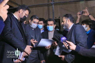 گزارش تصویری بازدید وزیر فرهنگ و ارشاد اسلامی و هیات همراه از تالار مرکزی ساری