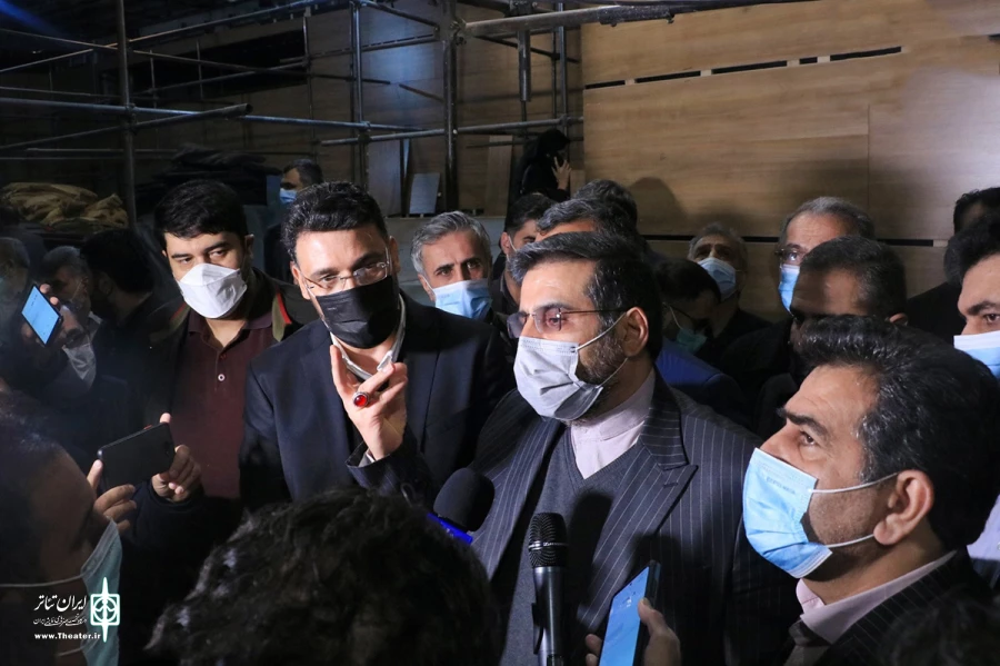گزارش تصویری بازدید وزیر فرهنگ و ارشاد اسلامی و هیات همراه از تالار مرکزی ساری