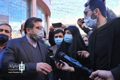 گزارش تصویری بازدید وزیر فرهنگ و ارشاد اسلامی و هیات همراه از تالار مرکزی ساری