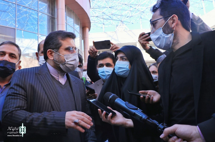 گزارش تصویری بازدید وزیر فرهنگ و ارشاد اسلامی و هیات همراه از تالار مرکزی ساری