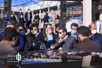 گزارش تصویری بازدید وزیر فرهنگ و ارشاد اسلامی و هیات همراه از تالار مرکزی ساری