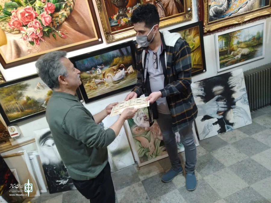 دیدار مسلم خردمند عضو انجمن هنرهای نمایشی استان به همراه روسای ادارات شهرستان های چالوس و نوشهر با هنرمندان پیشکسوت تئاتر 4
