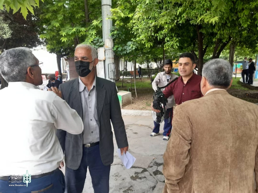 نمایش خیابانی تقصیر در ساری اجرا شد  2