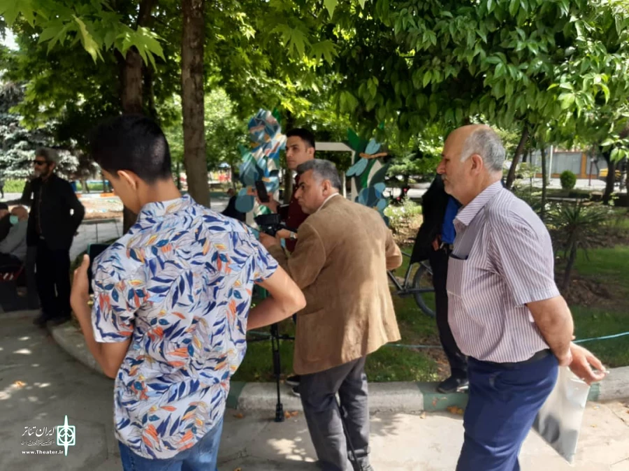 نمایش خیابانی تقصیر در ساری اجرا شد  3