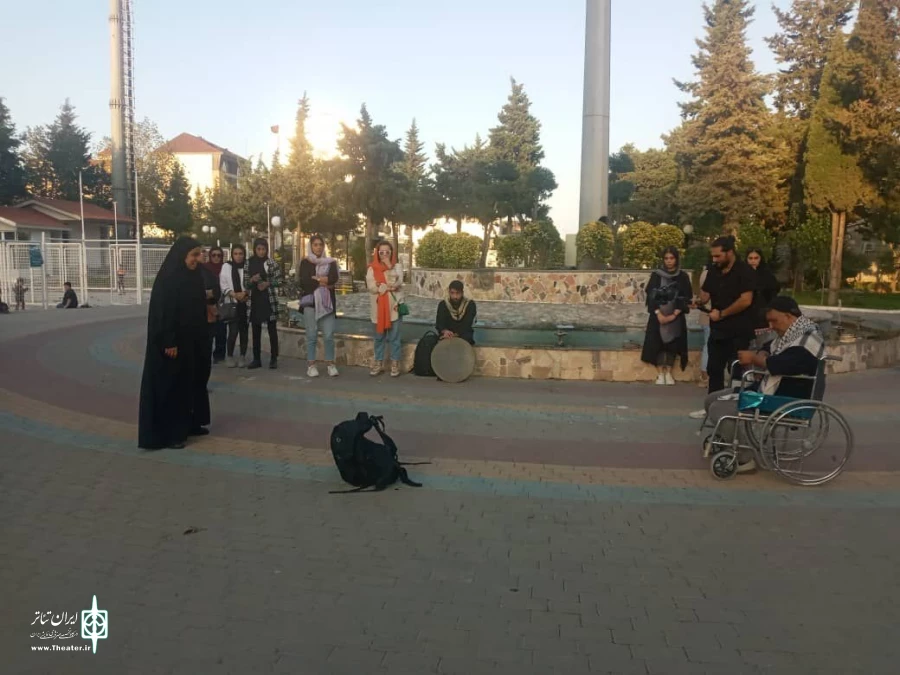 نمایش خیابانی حراج در نور اجرا شد
 4
