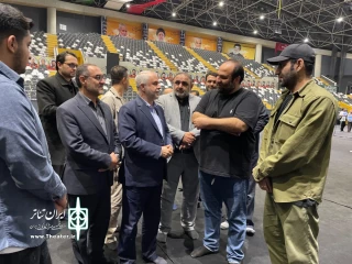حضور معاون رییس جمهور در تمرین نمایش «دلدادگان» 